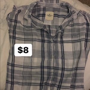 AEO Short Sleeve Flannel